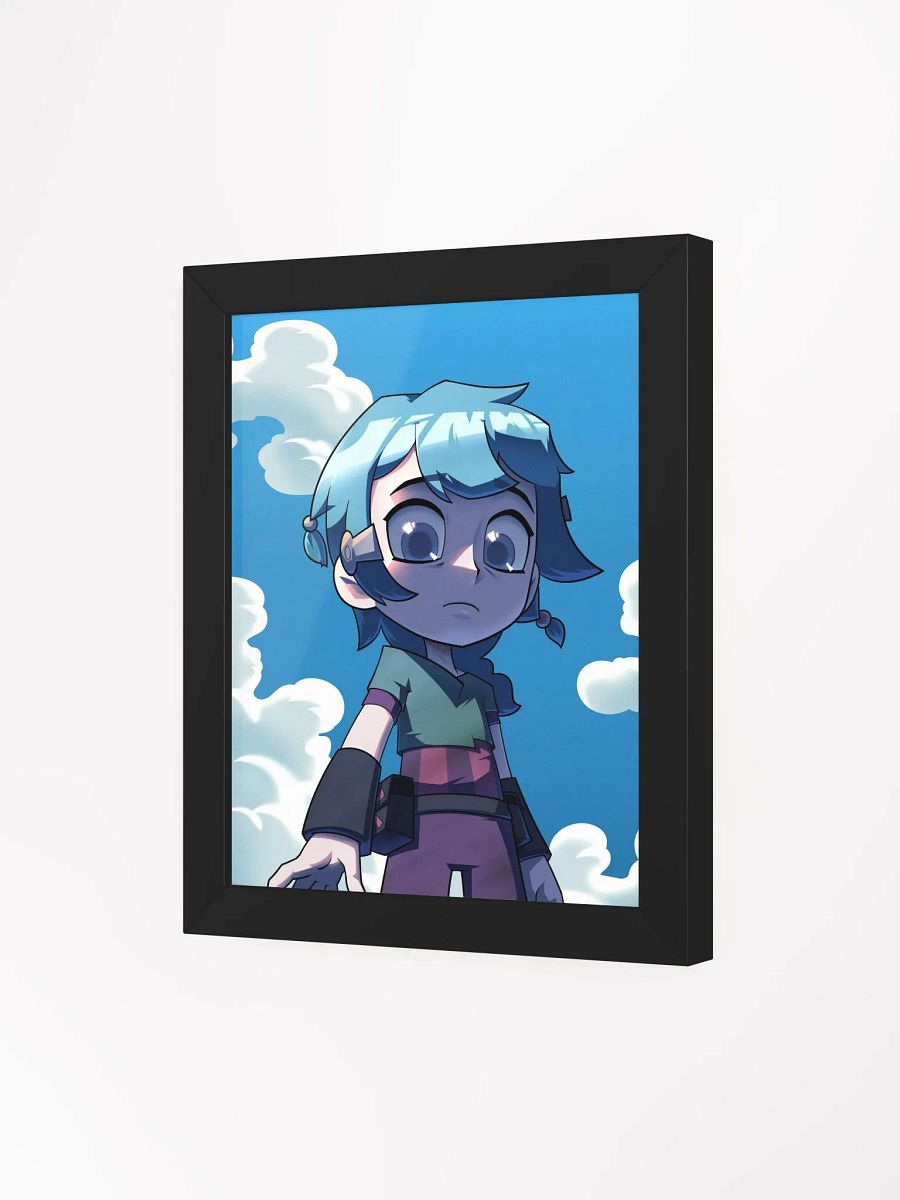 Blue Hair Girl Framed Poster product image (75)