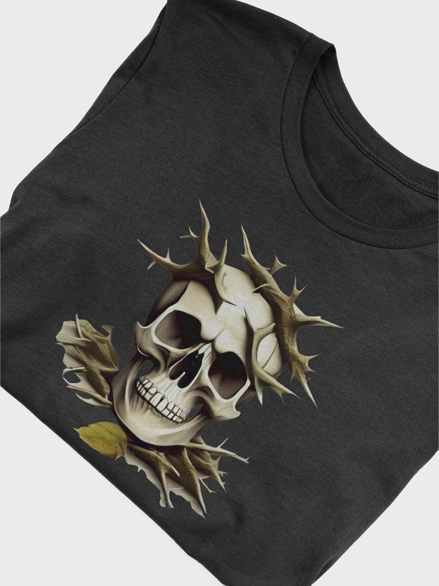 Skull with Thorns Skull, thorns, skull with thorns, skeleton, horror, scary, spooky, bones, thorn, pattern, abstract, geometric, spiral, vintage, retro, colourful product image (43)