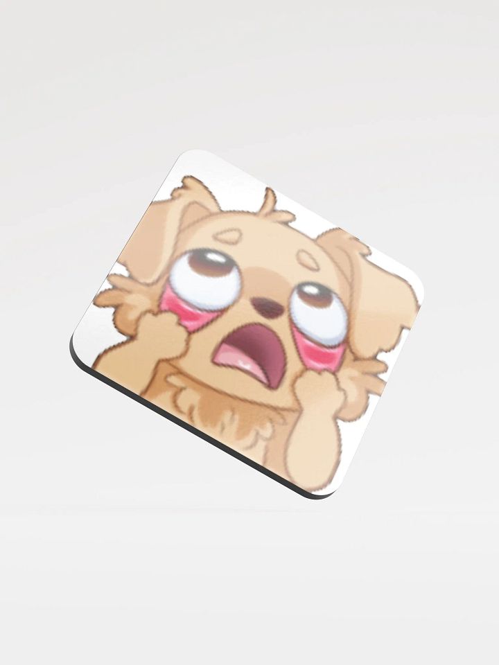 Eye Roll Golden Retriever Coaster product image (1)