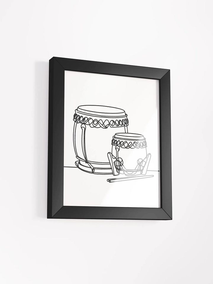 Traditional Japanese Drum Line Art Set Poster product image (54)