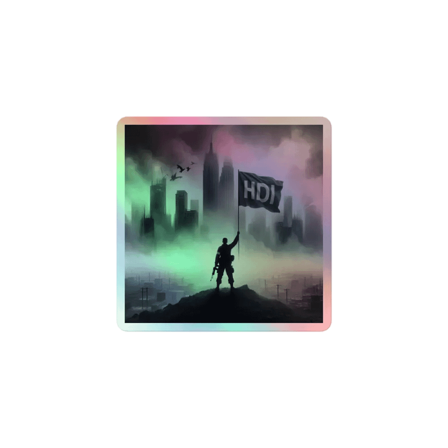 HDI Hill Flag - Holographic Sticker product image (1)