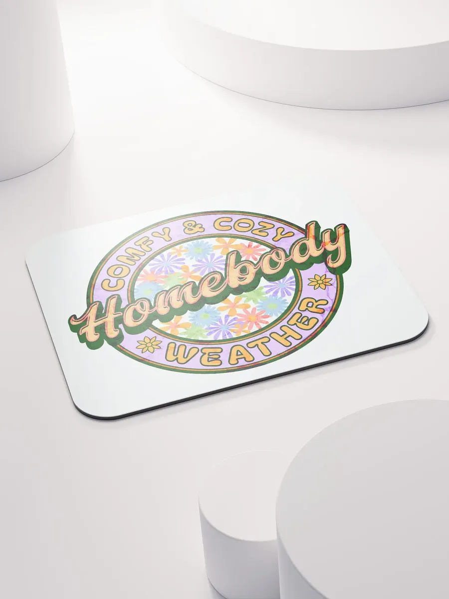 Homebody Comfy Ad Cozy Weather Floral Mouse Pad product image (4)