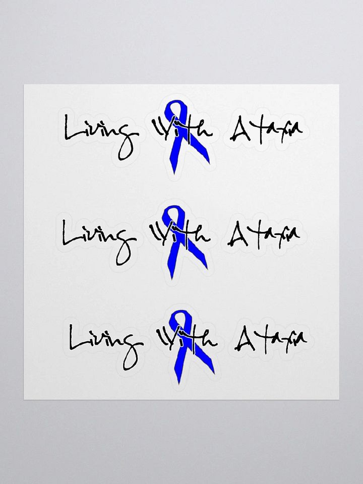 Living With Ataxia Sticker Sheet product image (1)