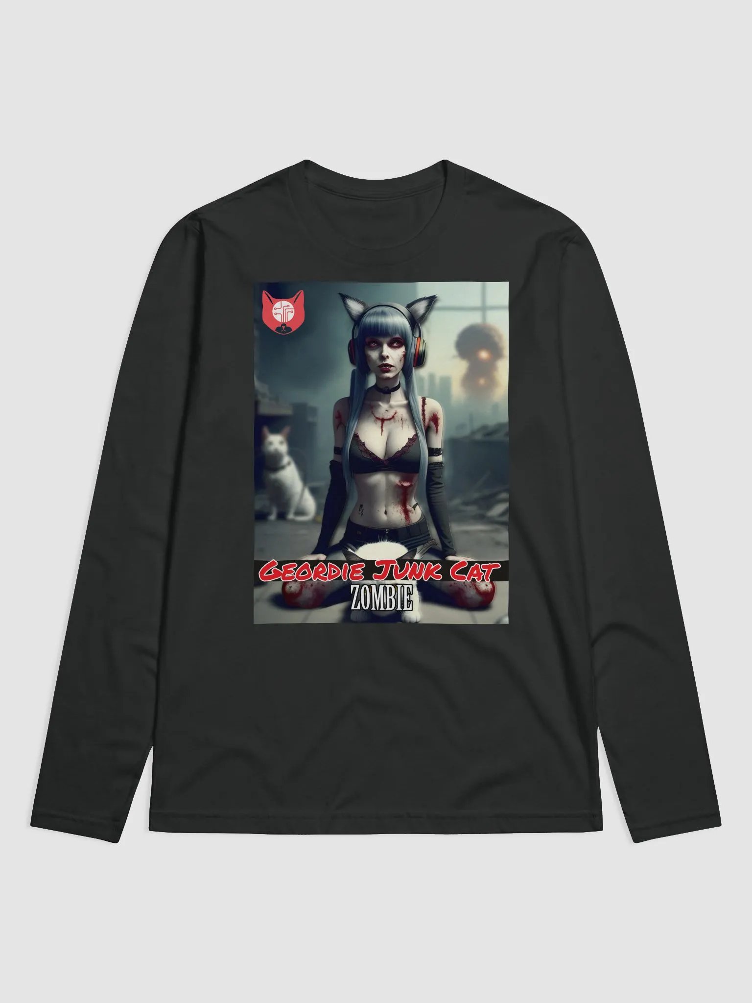 Zombie THREE Long-Sleeved Tee (US SHIPPING) product image (1)