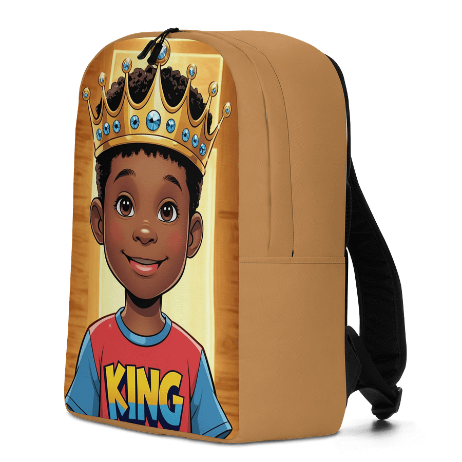 King All-Over Print Minimalist Backpack product image (2)