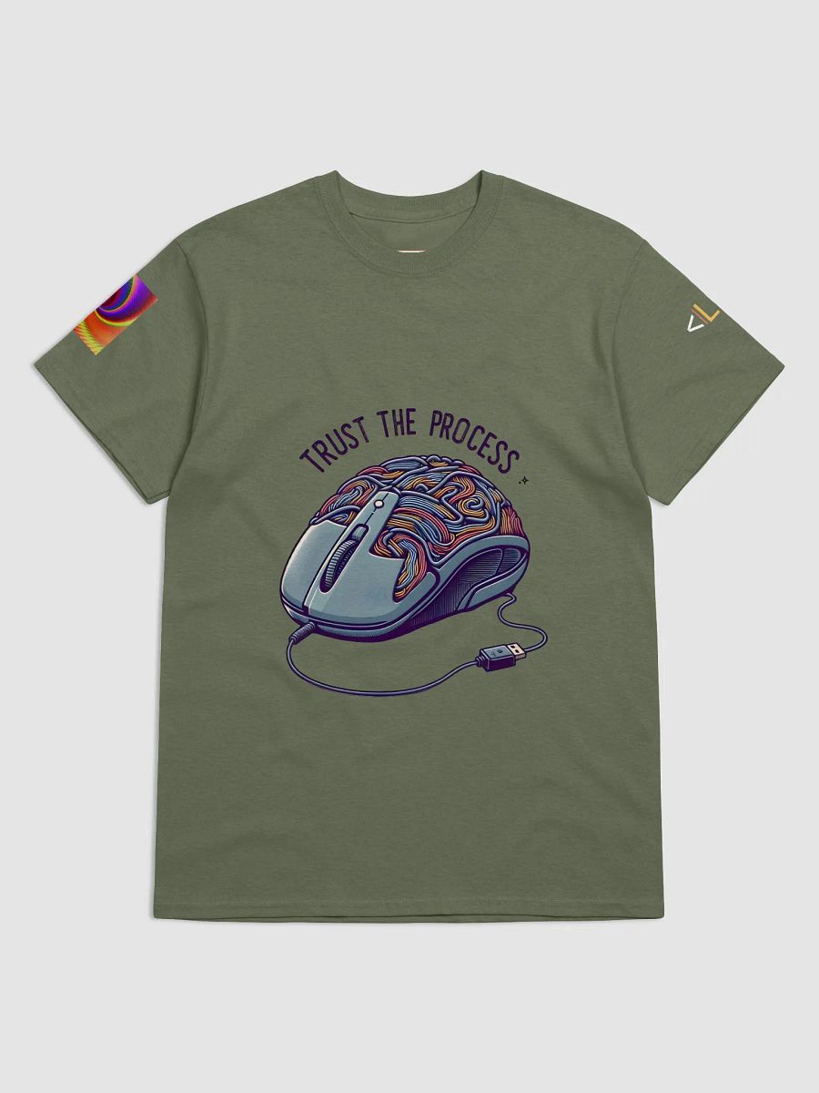 Trust the Process – Pixel Tech Wired Mouse T-Shirt product image (1)