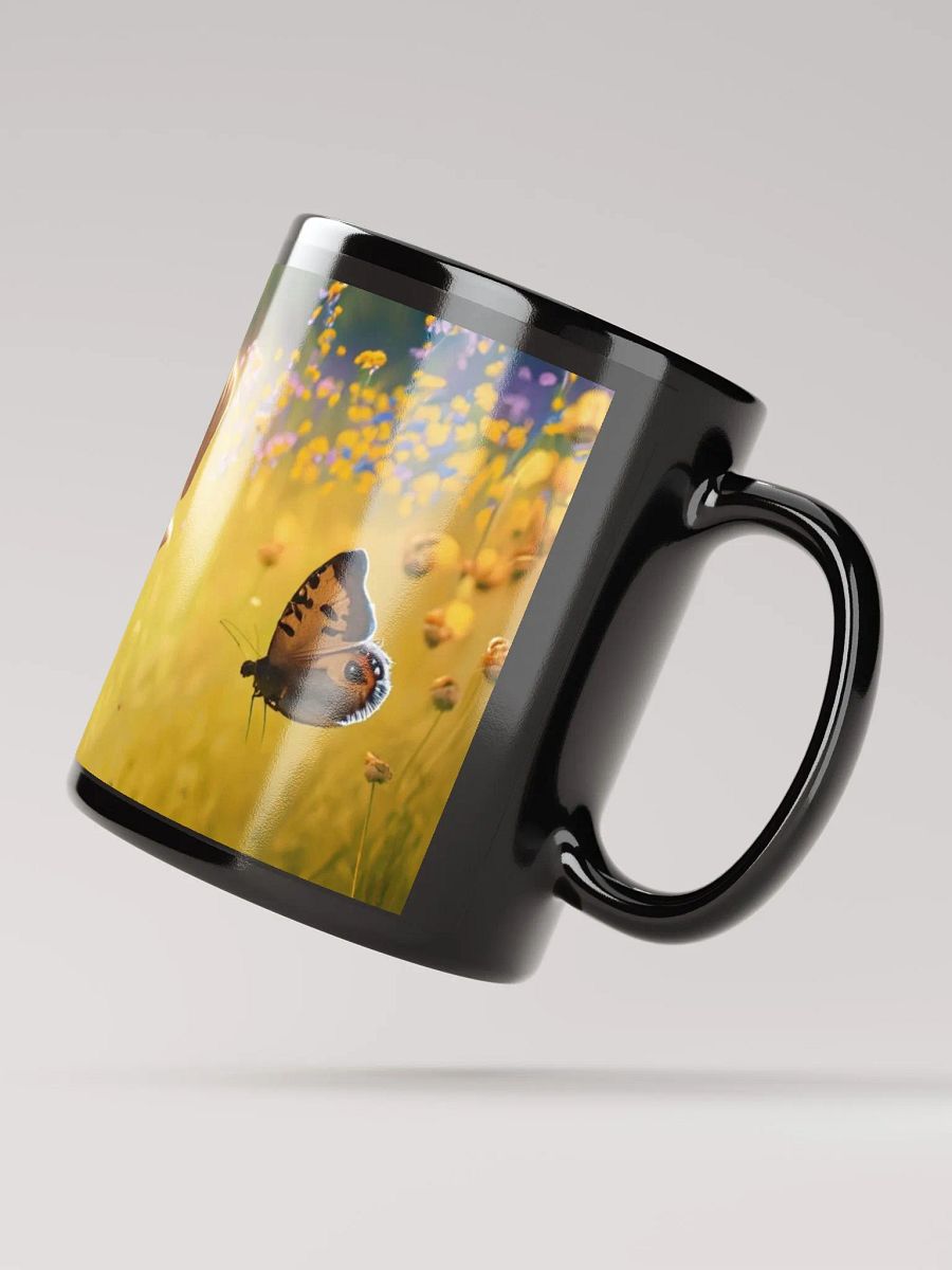 Field Day Fetch: Black Glossy Mug for Dog Lovers product image (4)