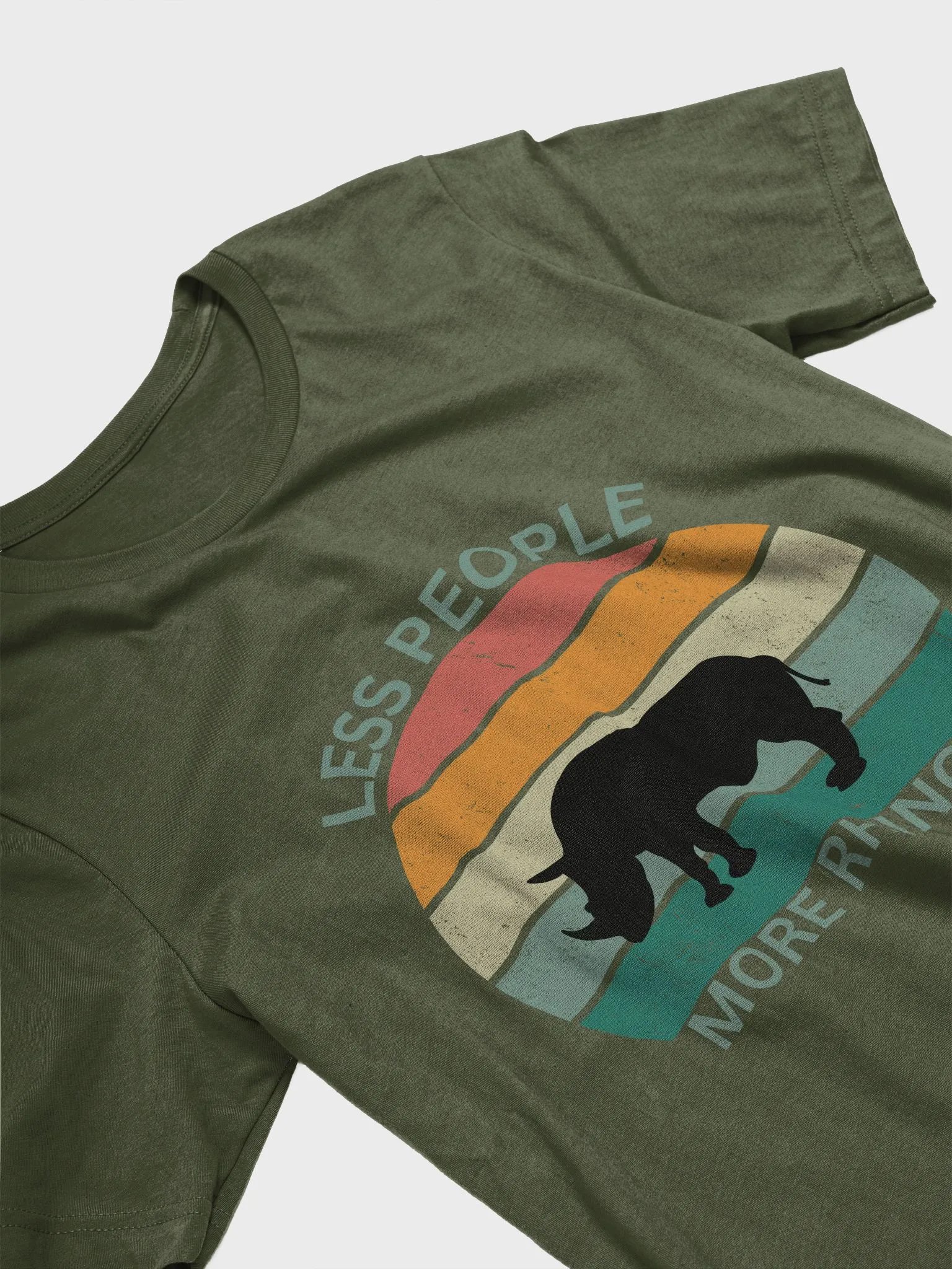 Less People More Rhinos T-Shirt product image (3)