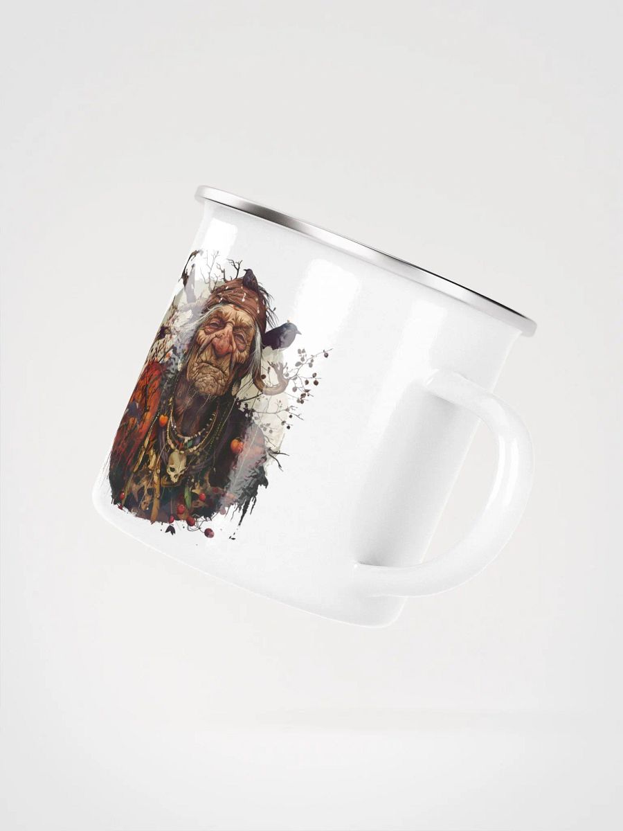 Baba Yaga - The Bad Witch of Slavic Folklore Enamel Mug product image (3)