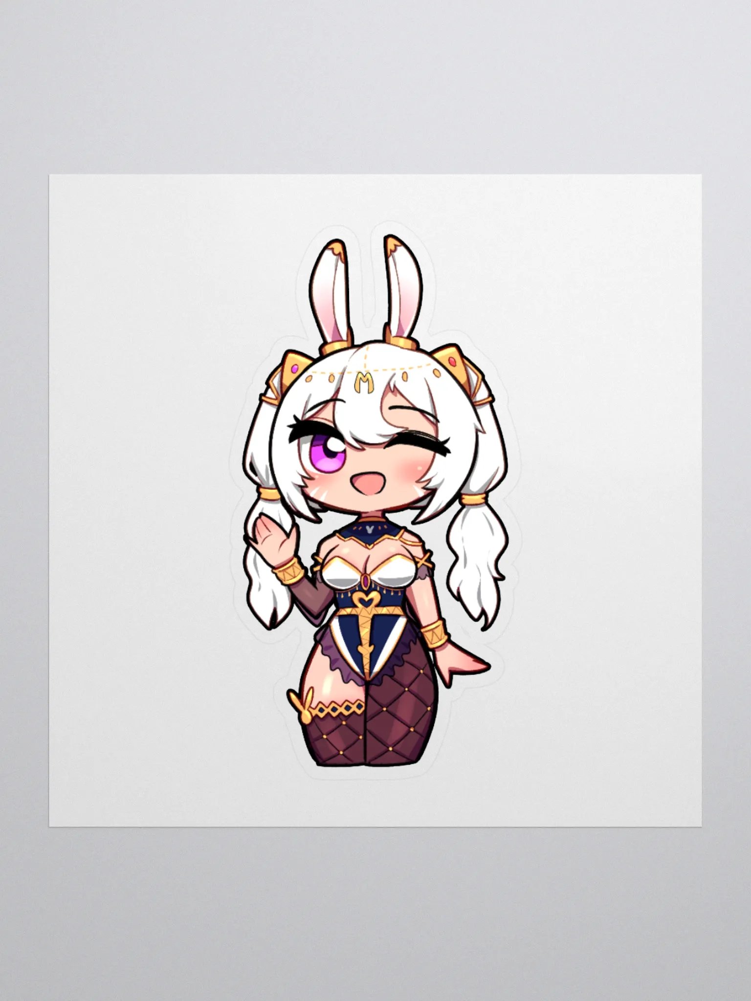 Chibi Mioshi Heartthrob Vinyl Stickers product image (1)