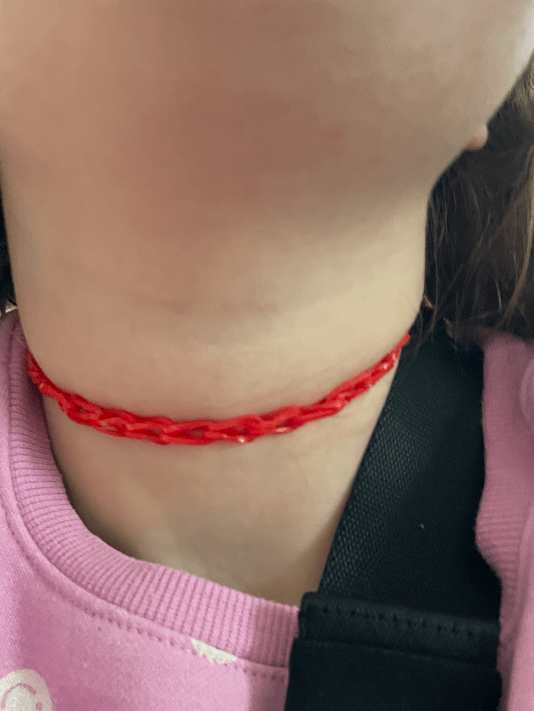 Red Loom Choker product image (2)