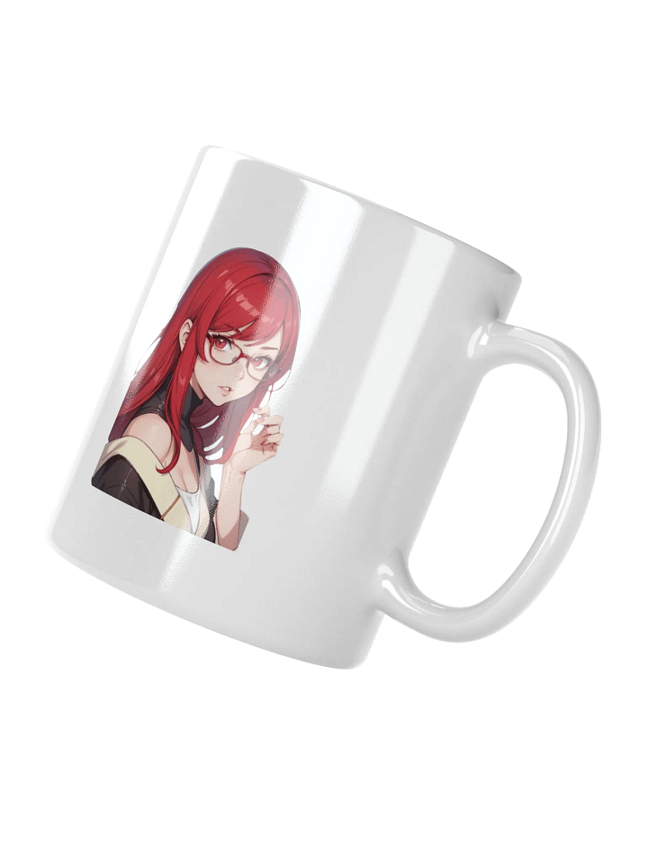(RED WAIFU) K White Mug product image (2)