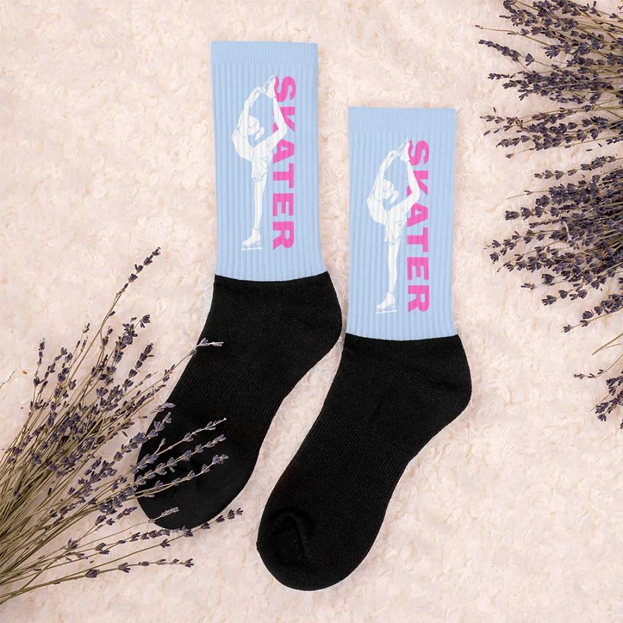 Light Blue SKATER Socks product image (4)