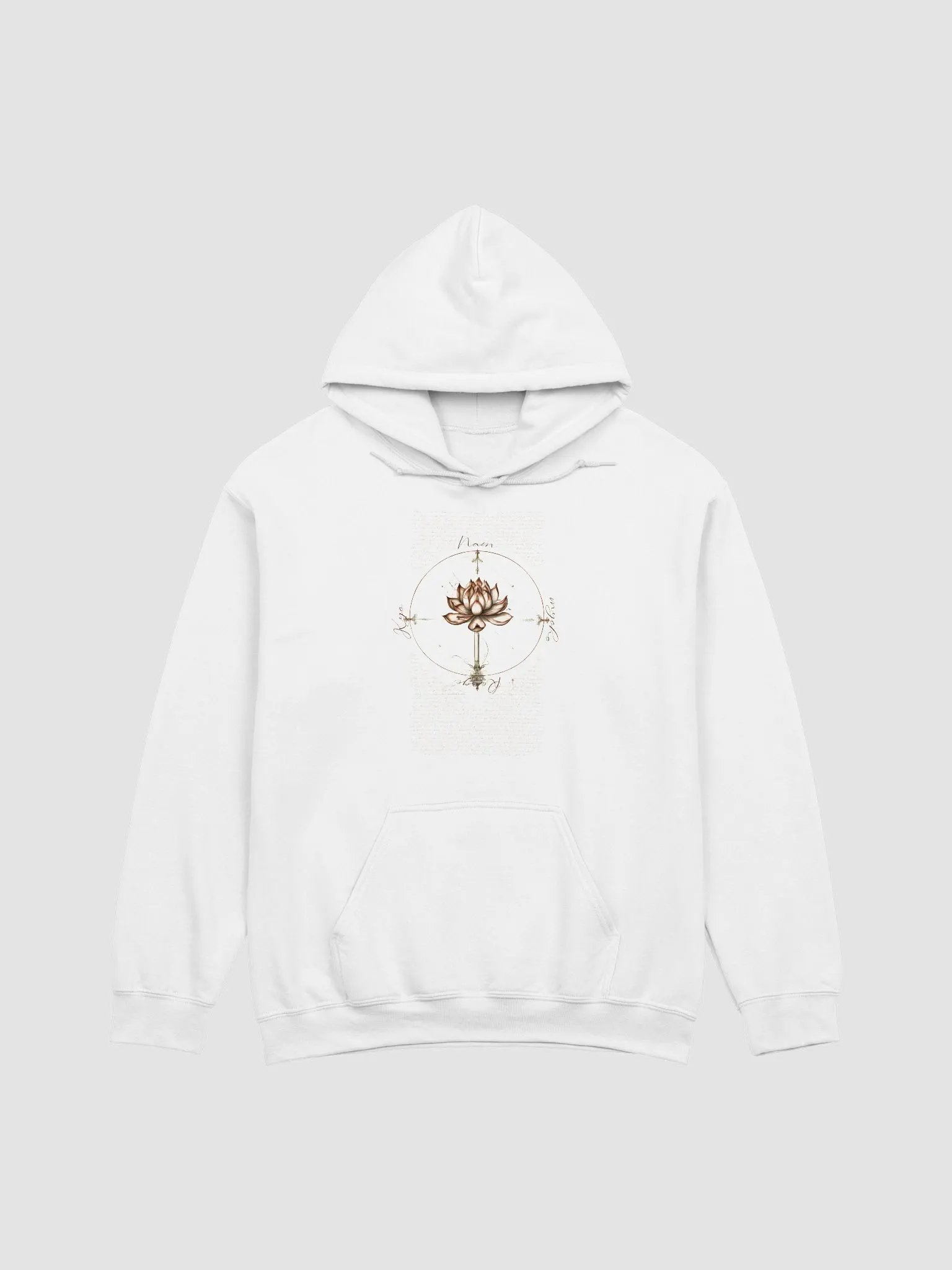 Nam Myoho Renge Kyo Lotus Hoodie | Nichiren Buddhism Sweatshirt product image (2)
