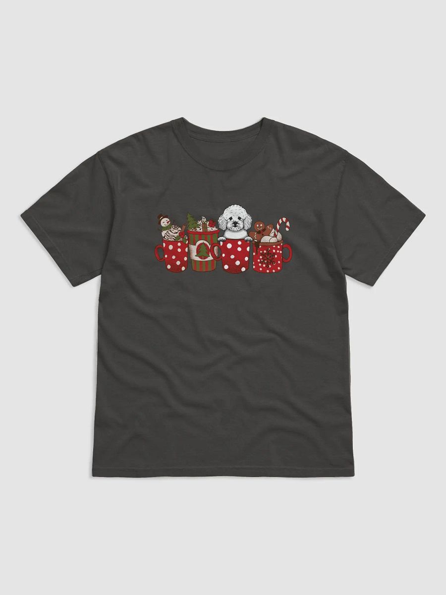 Cute Bichon Frise(2) in a Christmas Cup T-Shirt | Funny Christmas Pup in a Cup product image (24)