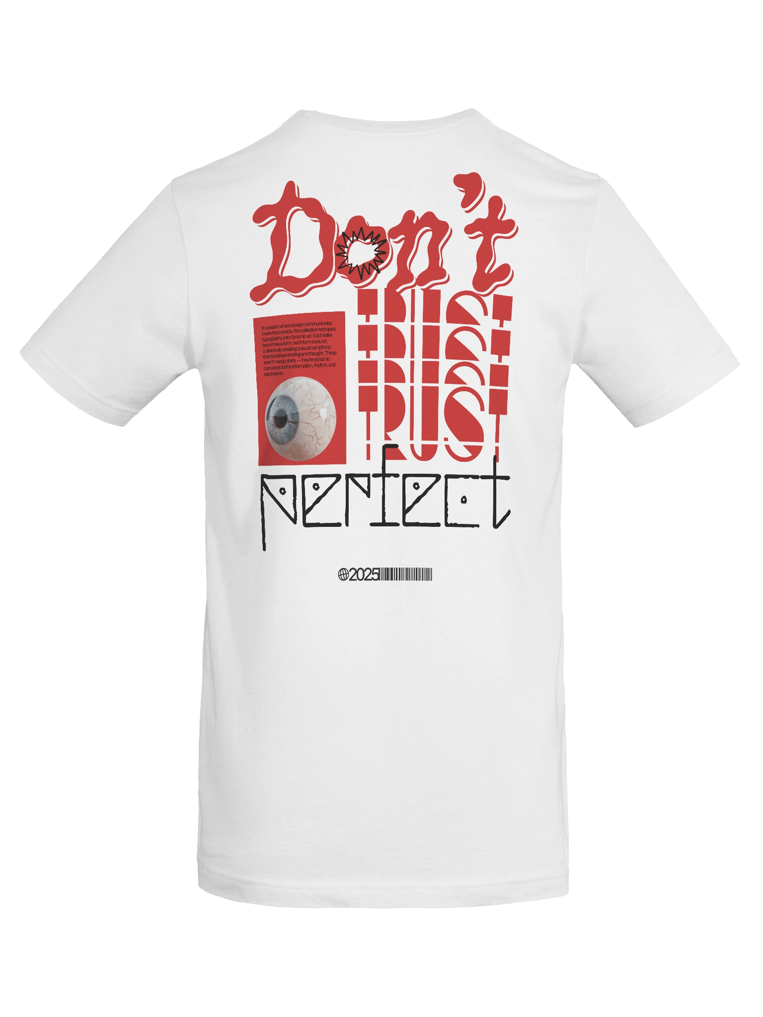 Don't Trust Perfect Typography Quote Graphic T-Shirt product image (8)