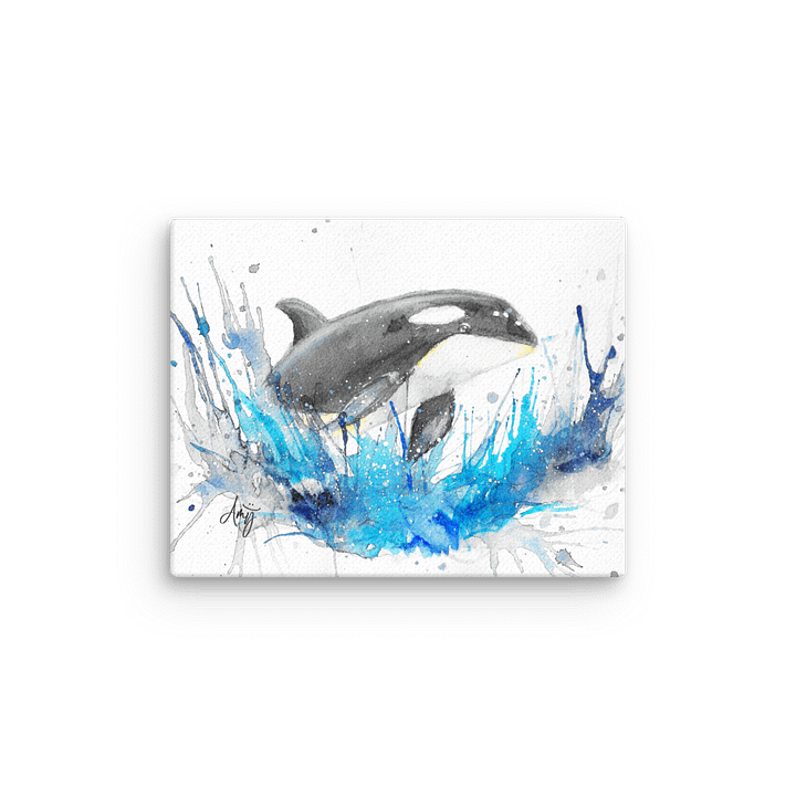 Orca Watercolor Thin Canvas product image (2)