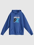 Pixel Pulse Unisex Blue Hoodie product image (1)