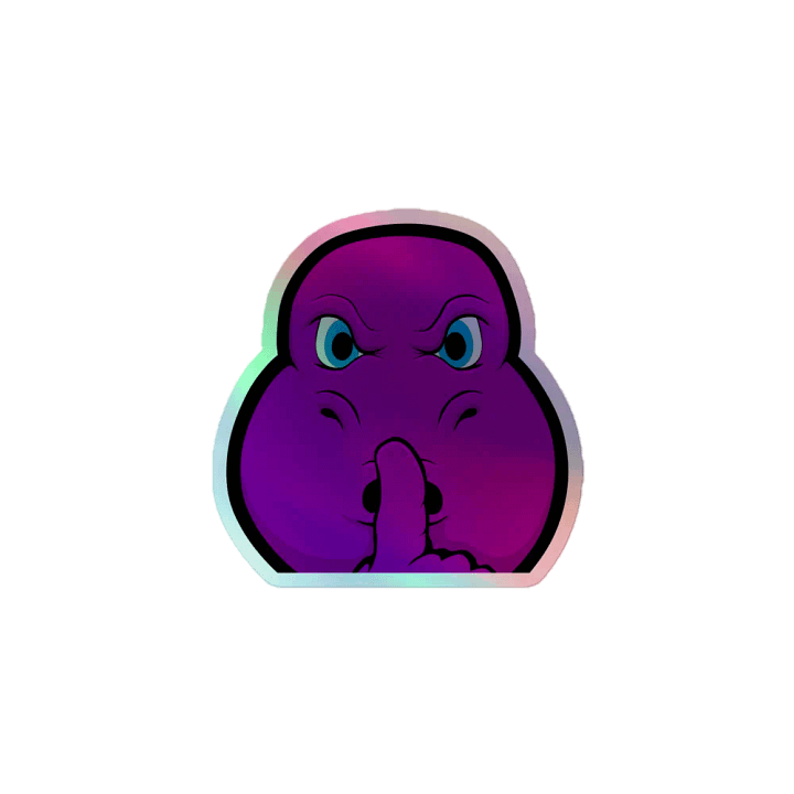Vella Shush Holo Sticker product image (1)
