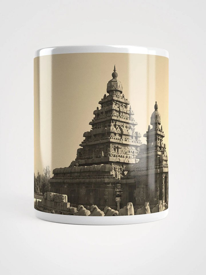 White Glossy Mug : Shore Temple product image (1)