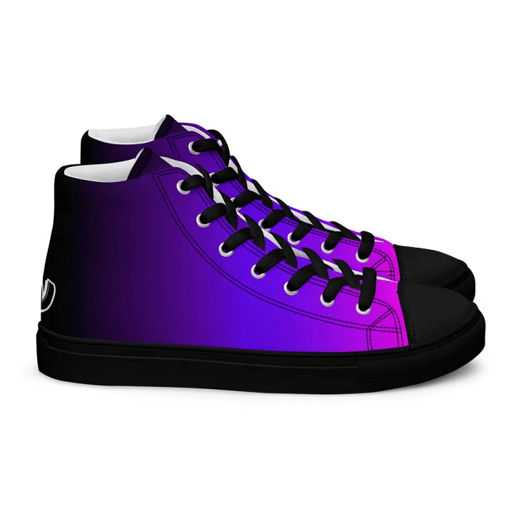 STRAIGHT VIBIN NEON COLOR FADE STYLE MEN'S CANVA SHOES product image (2)
