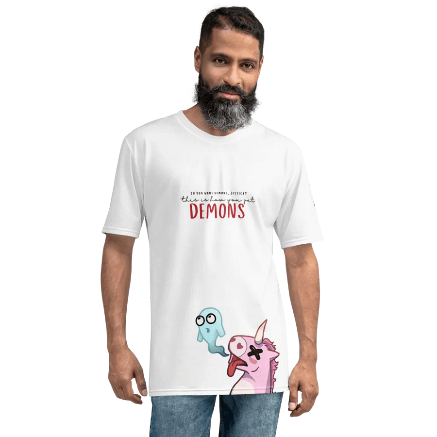 This is How You Get Demons All-Over T-Shirt, Light product image (9)