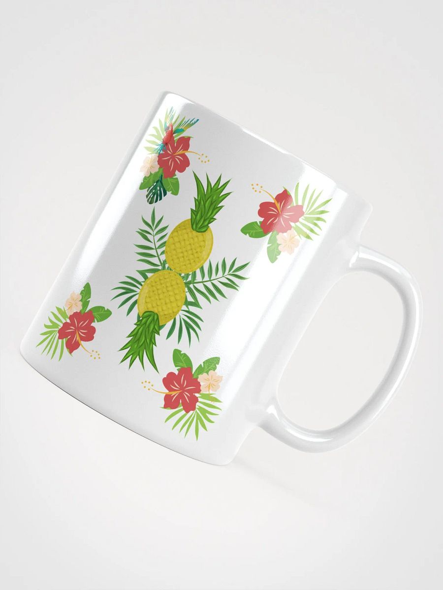 Pineapple Paradise Pattern Design White Mug product image (12)