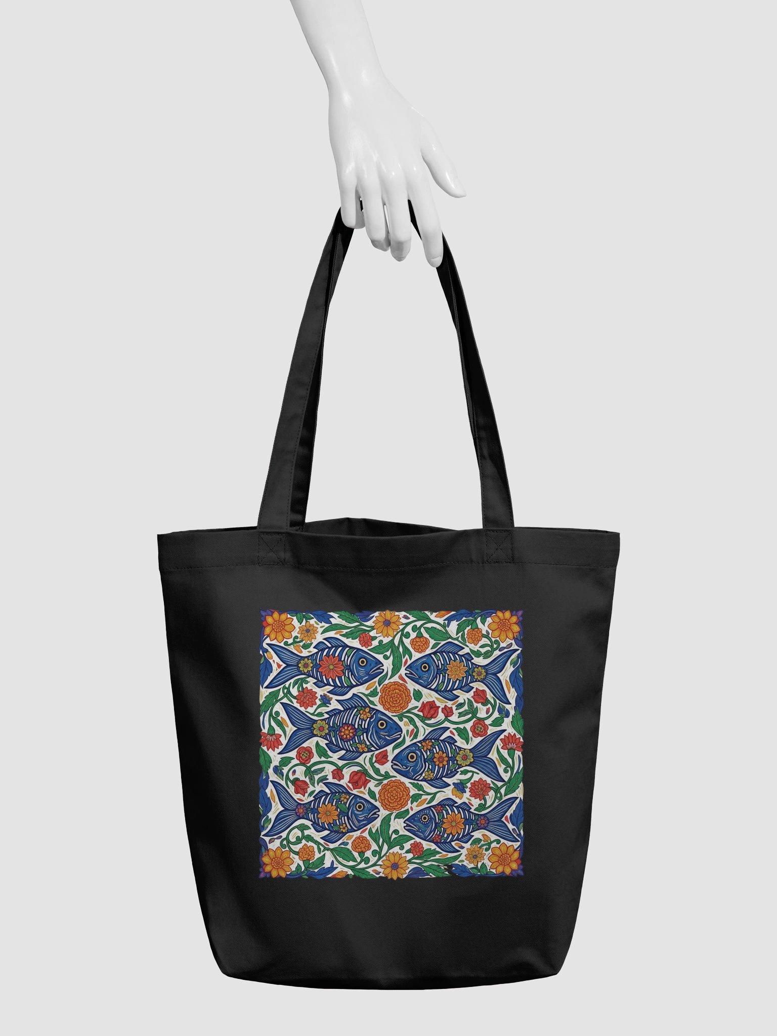 Ornamental Fish Mosaic Tote Bag product image (5)