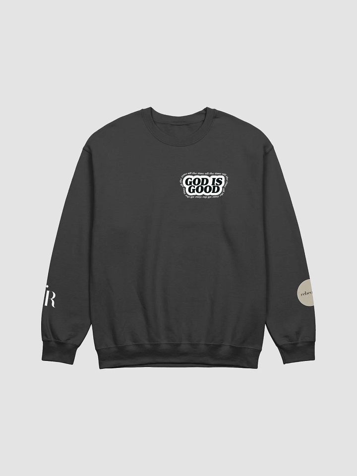 BLACK God is Good Sweatshirt product image (1)
