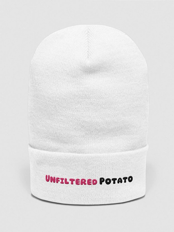 UNFILTERED Cuffed Beanie - Black/Pink Font product image (16)