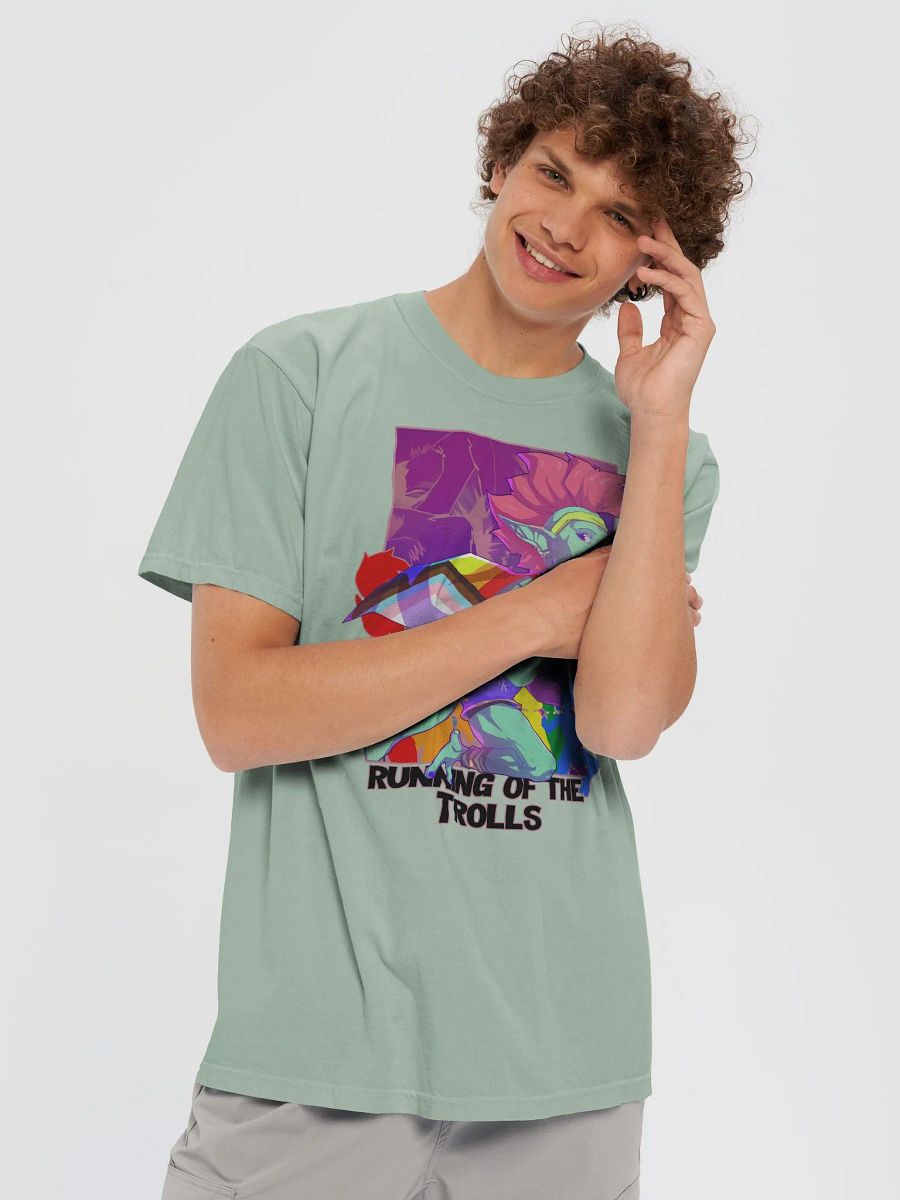 Troll Racer Tshirt Blues and Greens - by Eggu product image (59)