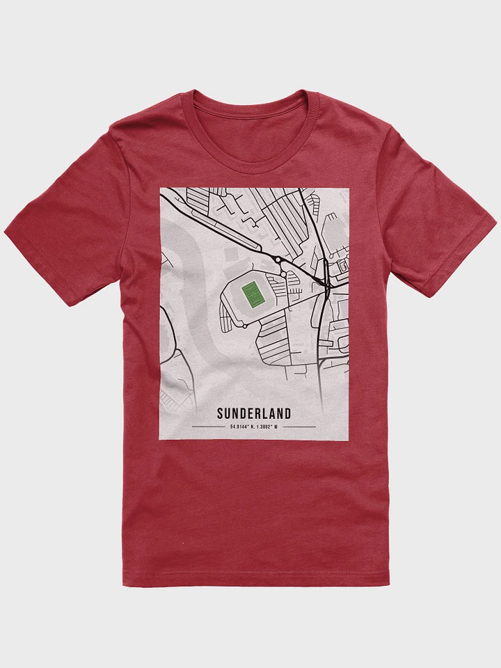 Sunderland Stadium Map Design T-Shirt product image (1)