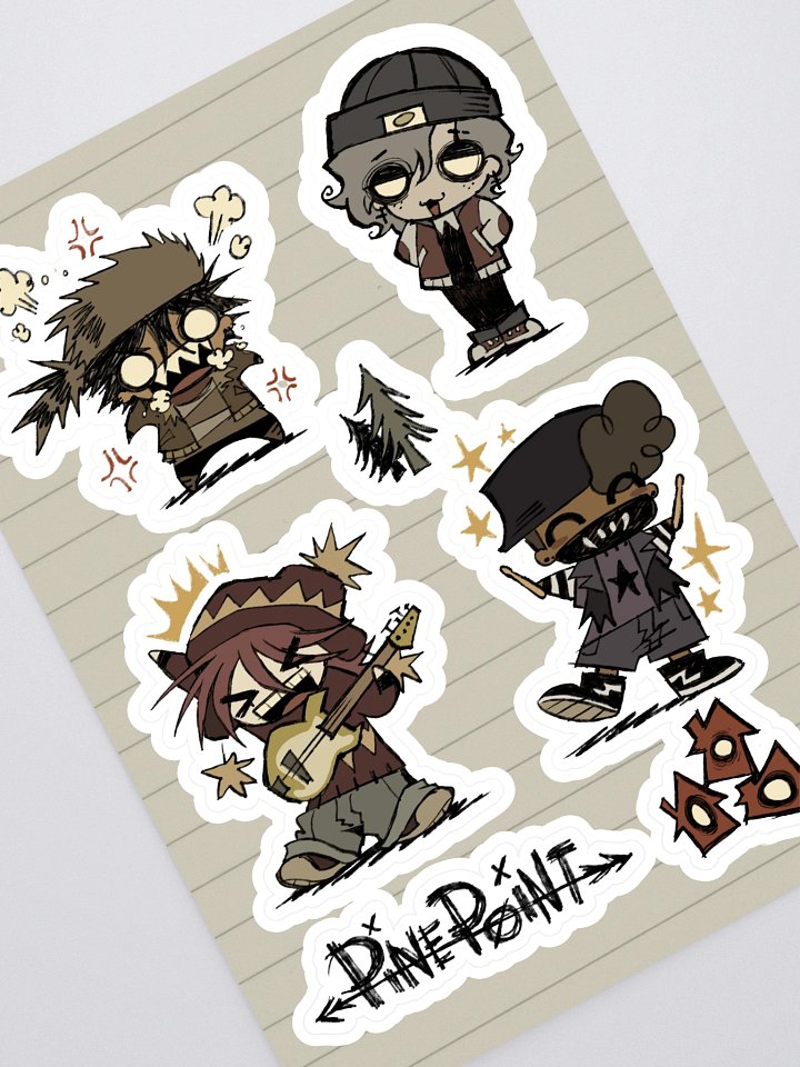 Pine Point Scene Stickers product image (1)