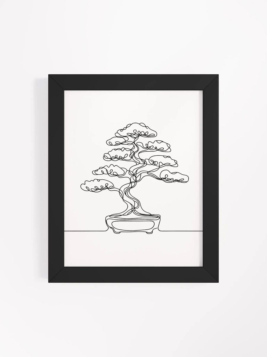 Bonsai Line Art Poster product image (93)