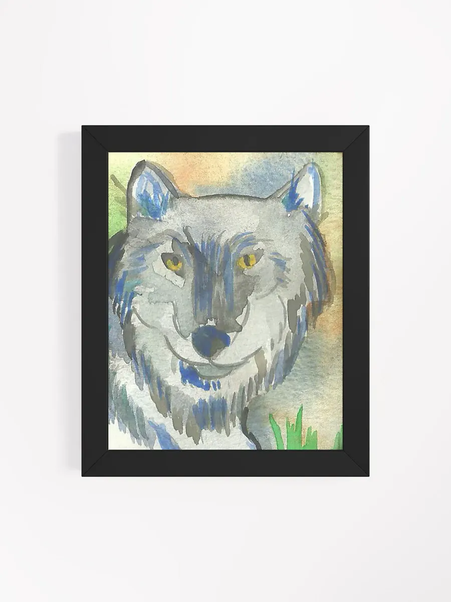 Gray Wolf Framed Print product image (28)