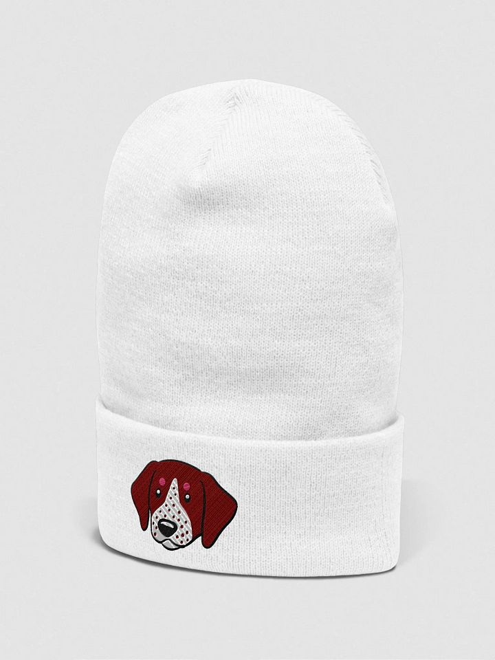 German Shorthaired Pointer Pup Embroidered Beanie product image (17)