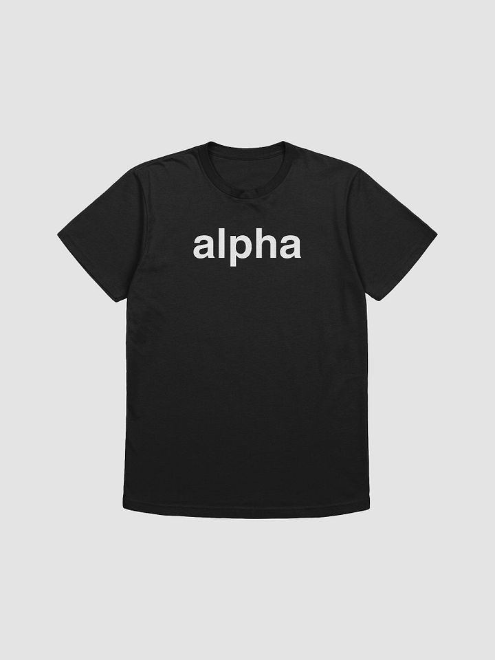 alpha black t-shirt product image (1)