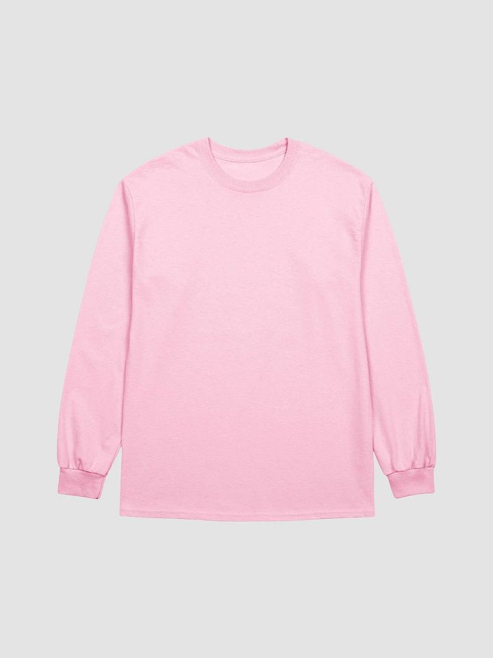Chic Blue-haired Illustration Long Sleeve Tee product image (2)