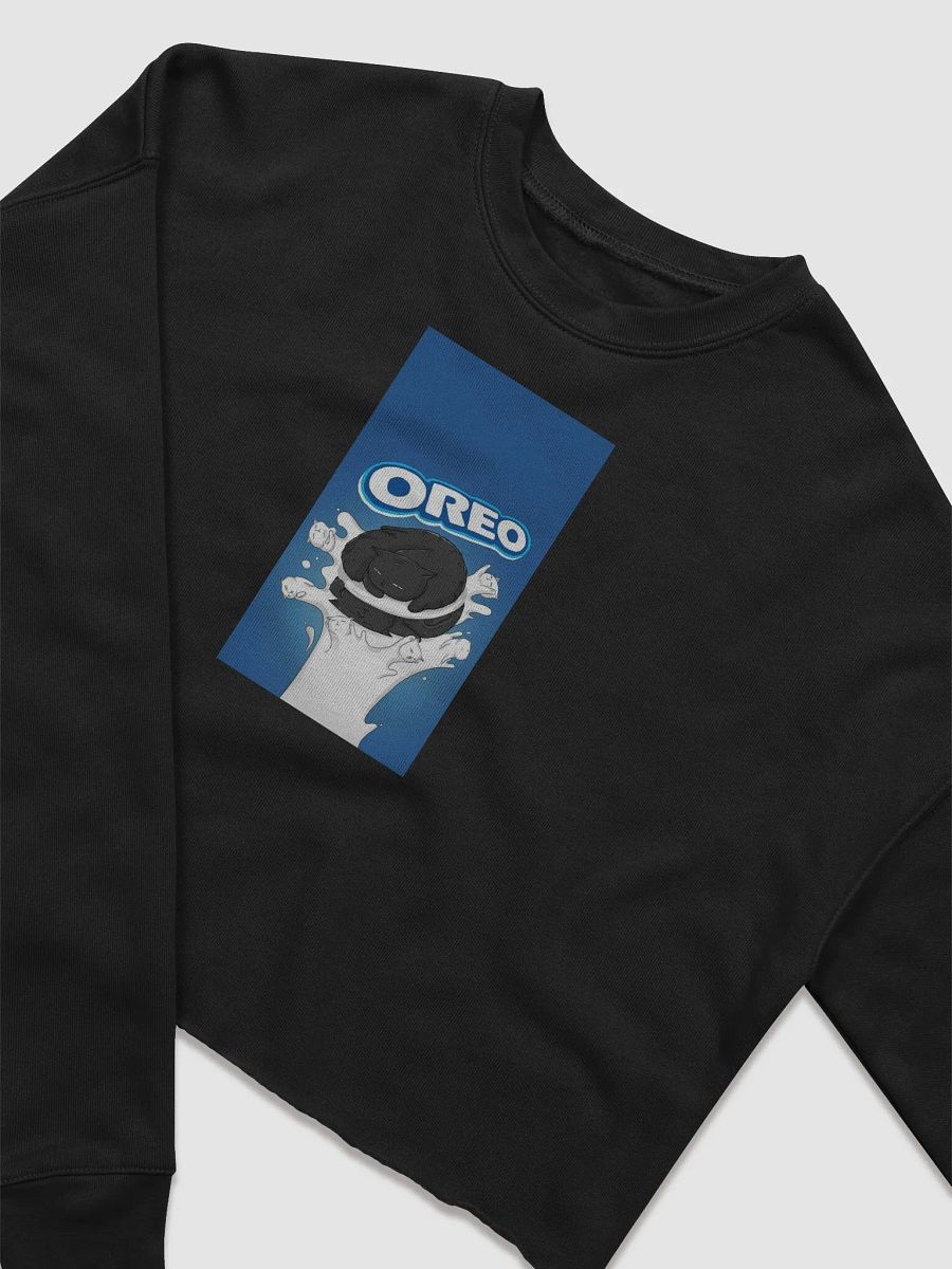 Meow Oreo Cat Crop Sweatshirt product image (12)