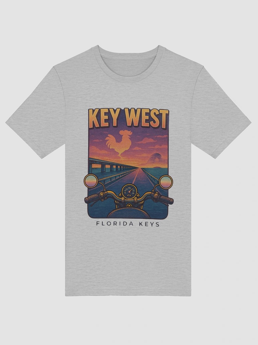 Key West Rider Heather Gray T-shirt Unisex Ultra-Soft Paradise Tee product image (55)