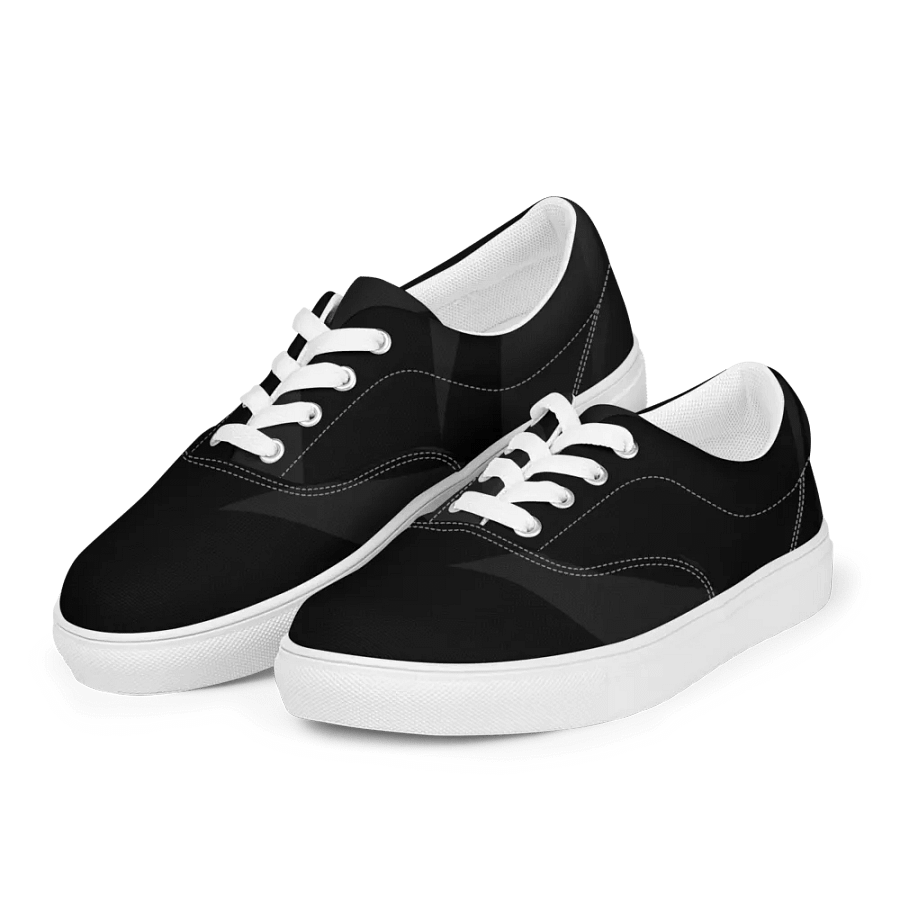 Men's Lace-Up Black Abstract Shoes product image (10)