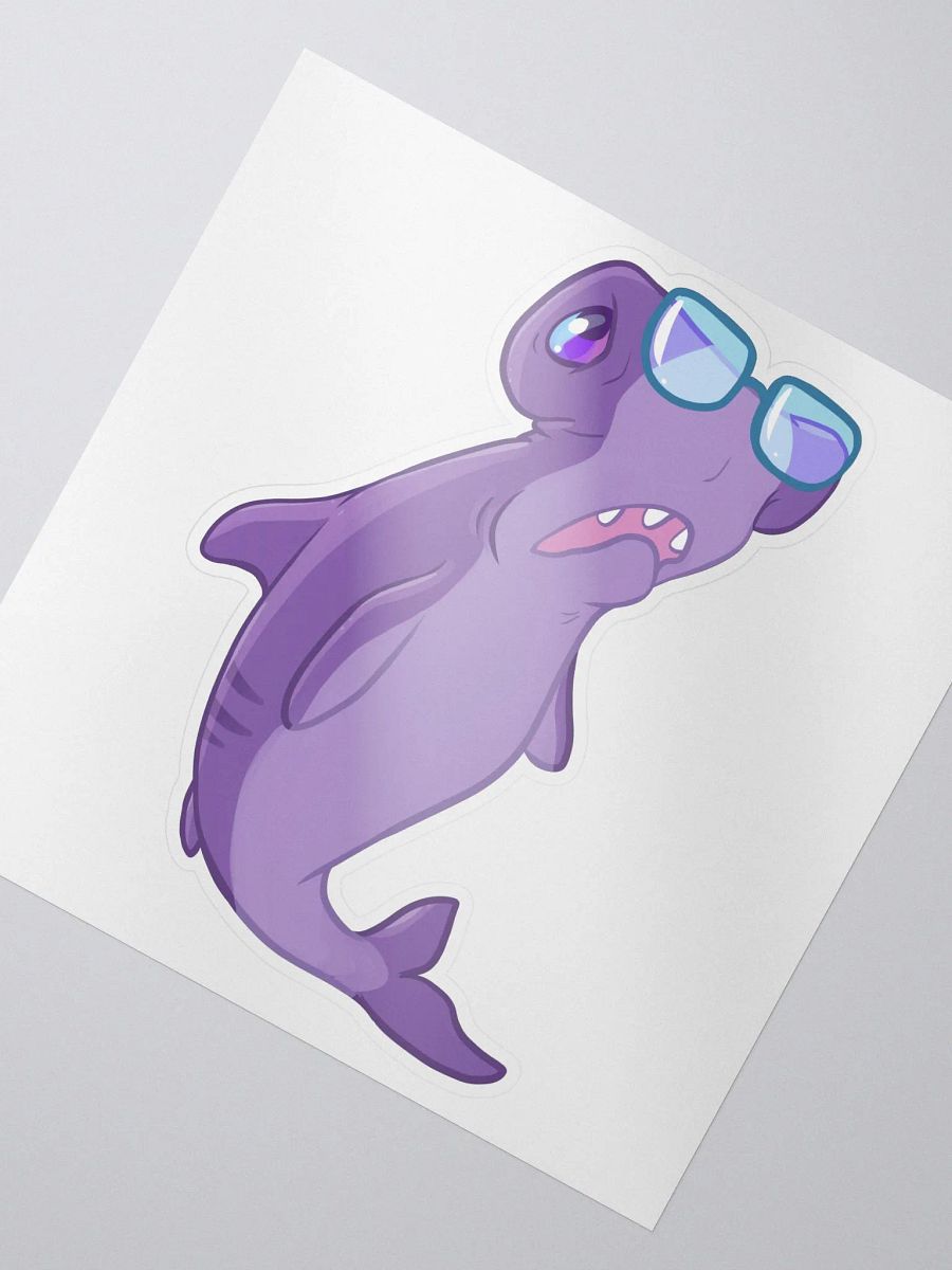 Glasses Shark Sticker product image (3)