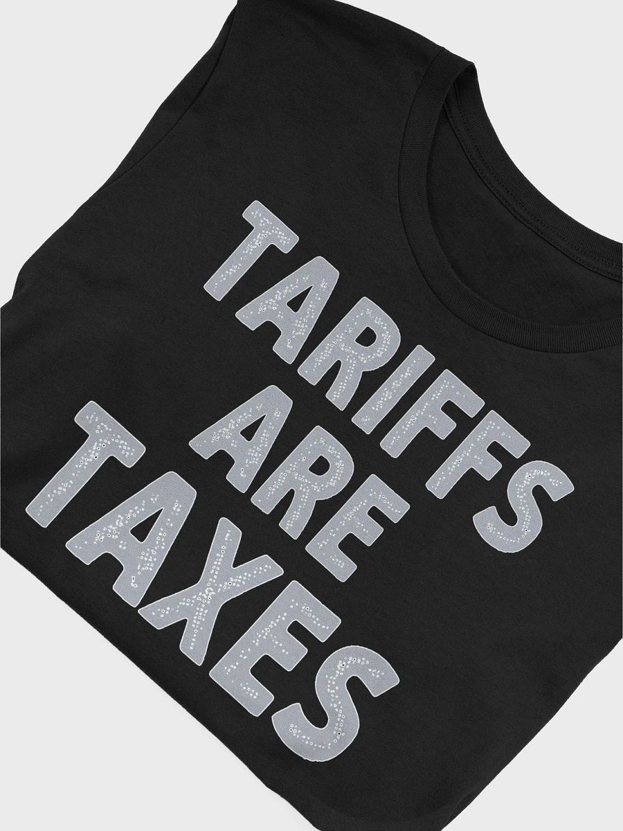Tariffs Are Taxes T-Shirt | Anti-Tariff Political Statement Tee | Free Trade & Economic Protest Shirt product image (5)