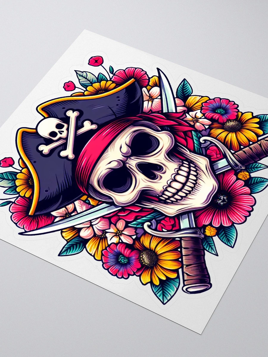 Pirate Spring Skull Sticker *LIMITED TIME* product image (3)