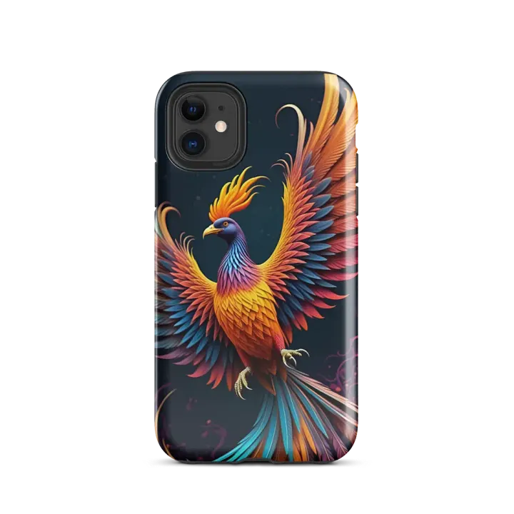 Tough Phone Case for iPhone® - Colorful Phoenix product image (47)
