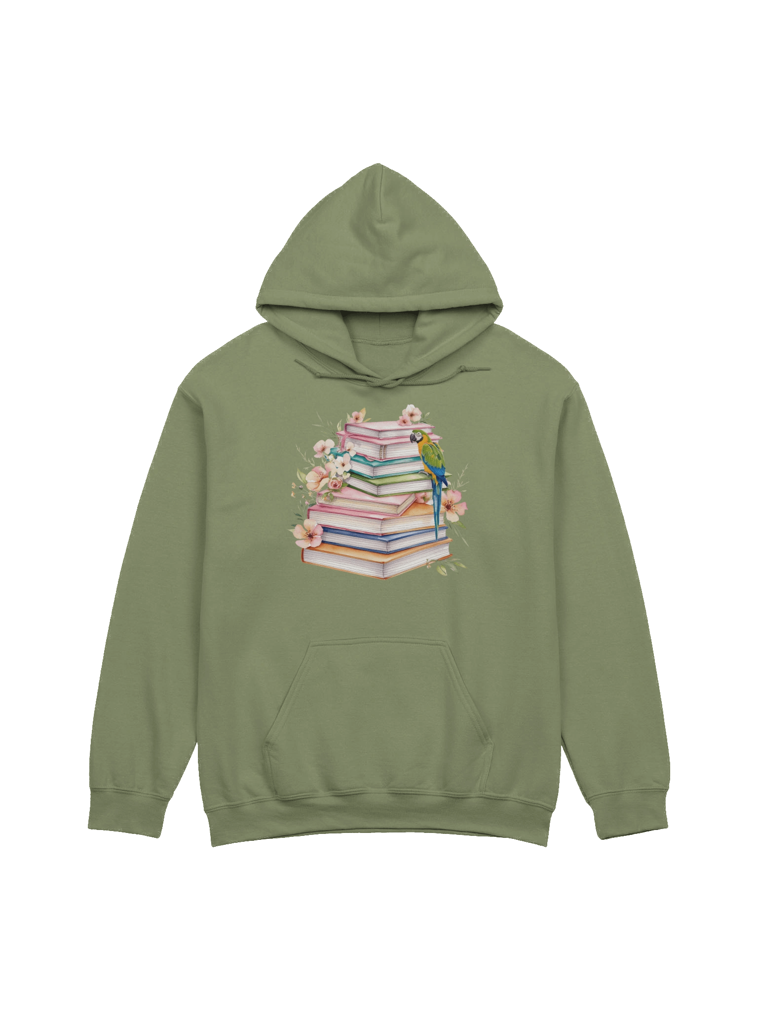 piled books unisex hoodie product image (2)