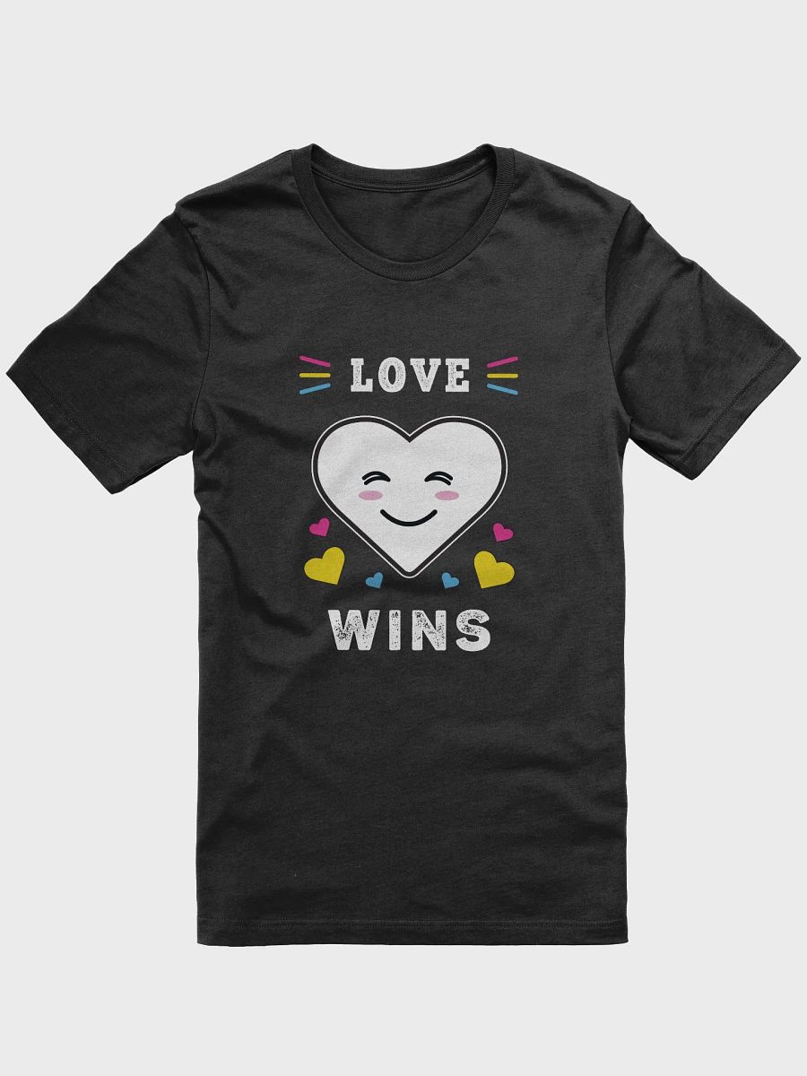 Heart Face Love Wins LGBTQ Pansexual Pride T-Shirt product image (2)