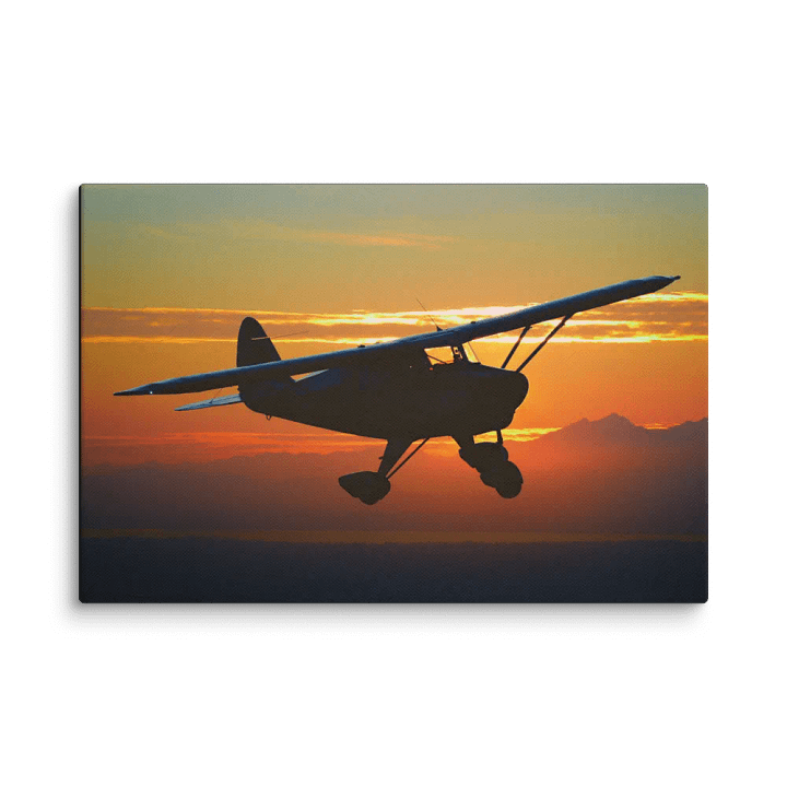 Piper Tri-Pacer Sunset Silhouette product image (1)