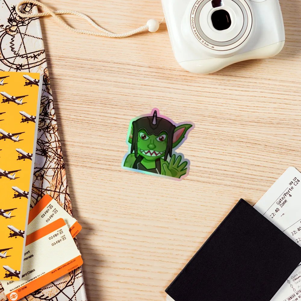 Hi Holographic Sticker product image (7)