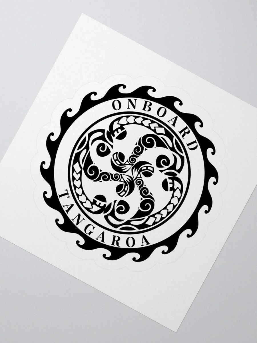 "Onboard Tangaroa" Sticker – Stick with the Journey product image (6)